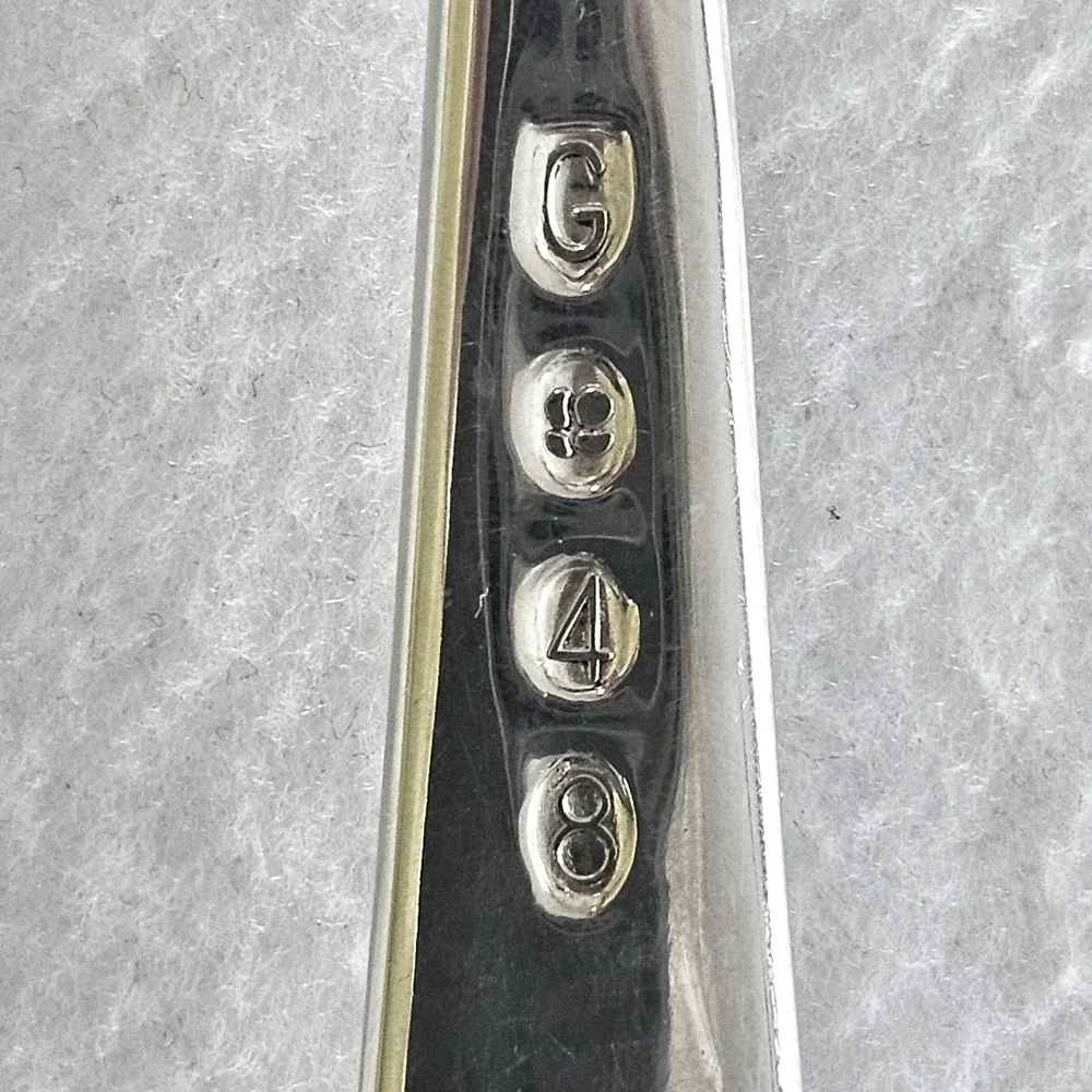 Gerity Georgian‎ Silverplate Salad Serving Set Spoon Fork 1740 Reproduction 13in